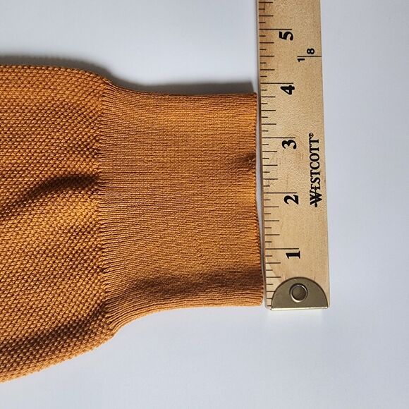 J. Crew Sweater Mens XL Orange Cotton Piqué-Stitch Crewneck Pullover Preppy NWT - Picture 10 of 10